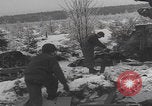 Image of US troops winter camp WW2 Monschau Germany, 1945, second 41 stock footage video 65675080045