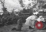 Image of US soldiers pray winter shelter WW2 Les Avenanterres Belgium, 1945, second 5 stock footage video 65675080046