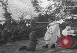 Image of US soldiers pray winter shelter WW2 Les Avenanterres Belgium, 1945, second 7 stock footage video 65675080046