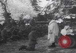 Image of US soldiers pray winter shelter WW2 Les Avenanterres Belgium, 1945, second 8 stock footage video 65675080046