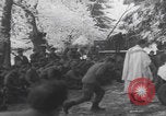 Image of US soldiers pray winter shelter WW2 Les Avenanterres Belgium, 1945, second 11 stock footage video 65675080046