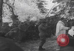 Image of US soldiers pray winter shelter WW2 Les Avenanterres Belgium, 1945, second 13 stock footage video 65675080046