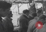 Image of US soldiers pray winter shelter WW2 Les Avenanterres Belgium, 1945, second 21 stock footage video 65675080046