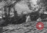 Image of US soldiers pray winter shelter WW2 Les Avenanterres Belgium, 1945, second 25 stock footage video 65675080046