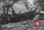 Image of US soldiers pray winter shelter WW2 Les Avenanterres Belgium, 1945, second 28 stock footage video 65675080046