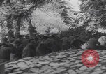 Image of US soldiers pray winter shelter WW2 Les Avenanterres Belgium, 1945, second 30 stock footage video 65675080046