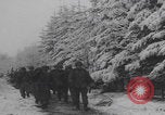Image of US soldiers pray winter shelter WW2 Les Avenanterres Belgium, 1945, second 45 stock footage video 65675080046
