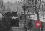Image of US soldiers pray winter shelter WW2 Les Avenanterres Belgium, 1945, second 50 stock footage video 65675080046