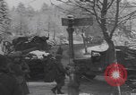 Image of US soldiers pray winter shelter WW2 Les Avenanterres Belgium, 1945, second 54 stock footage video 65675080046