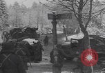 Image of US soldiers pray winter shelter WW2 Les Avenanterres Belgium, 1945, second 55 stock footage video 65675080046
