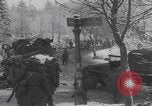 Image of US soldiers pray winter shelter WW2 Les Avenanterres Belgium, 1945, second 57 stock footage video 65675080046