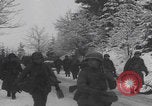 Image of US soldiers pray winter shelter WW2 Les Avenanterres Belgium, 1945, second 59 stock footage video 65675080046