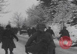 Image of US soldiers pray winter shelter WW2 Les Avenanterres Belgium, 1945, second 61 stock footage video 65675080046