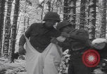 Image of US soldier winter snow capes Vossenack Germany, 1945, second 16 stock footage video 65675080047