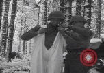 Image of US soldier winter snow capes Vossenack Germany, 1945, second 20 stock footage video 65675080047