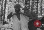 Image of US soldier winter snow capes Vossenack Germany, 1945, second 22 stock footage video 65675080047