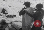 Image of US soldier winter snow capes Vossenack Germany, 1945, second 36 stock footage video 65675080047