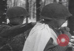 Image of US soldier winter snow capes Vossenack Germany, 1945, second 39 stock footage video 65675080047