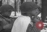 Image of US soldier winter snow capes Vossenack Germany, 1945, second 43 stock footage video 65675080047