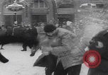 Image of Paris snowball fight WW2 Paris France, 1944, second 9 stock footage video 65675080048