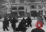 Image of Paris snowball fight WW2 Paris France, 1944, second 11 stock footage video 65675080048