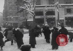 Image of Paris snowball fight WW2 Paris France, 1944, second 13 stock footage video 65675080048
