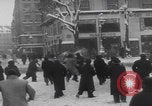 Image of Paris snowball fight WW2 Paris France, 1944, second 14 stock footage video 65675080048
