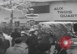 Image of Paris snowball fight WW2 Paris France, 1944, second 23 stock footage video 65675080048