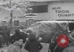 Image of Paris snowball fight WW2 Paris France, 1944, second 25 stock footage video 65675080048