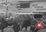 Image of Paris snowball fight WW2 Paris France, 1944, second 26 stock footage video 65675080048