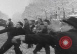 Image of Paris snowball fight WW2 Paris France, 1944, second 28 stock footage video 65675080048