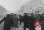 Image of Paris snowball fight WW2 Paris France, 1944, second 30 stock footage video 65675080048