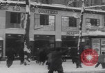 Image of Paris snowball fight WW2 Paris France, 1944, second 40 stock footage video 65675080048