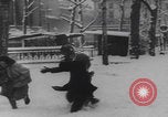 Image of Paris snowball fight WW2 Paris France, 1944, second 55 stock footage video 65675080048