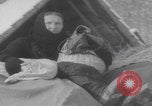 Image of French refugees winter snow France, 1944, second 13 stock footage video 65675080049