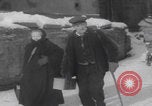 Image of French refugees winter snow France, 1944, second 19 stock footage video 65675080049