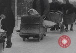 Image of French refugees winter snow France, 1944, second 28 stock footage video 65675080049