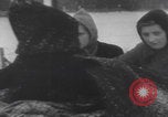 Image of French refugees winter snow France, 1944, second 37 stock footage video 65675080049