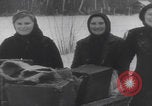 Image of French refugees winter snow France, 1944, second 39 stock footage video 65675080049