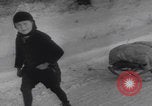 Image of French refugees winter snow France, 1944, second 43 stock footage video 65675080049