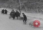 Image of French refugees winter snow France, 1944, second 44 stock footage video 65675080049