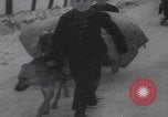 Image of French refugees winter snow France, 1944, second 54 stock footage video 65675080049