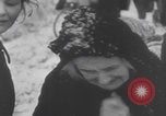 Image of French refugees winter snow France, 1944, second 60 stock footage video 65675080049