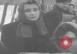Image of French refugees winter snow France, 1944, second 61 stock footage video 65675080049