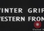 Image of US military vehicles icy roads WW2 Belgium, 1944, second 32 stock footage video 65675080052
