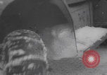 Image of US military vehicles icy roads WW2 Belgium, 1944, second 40 stock footage video 65675080052