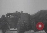 Image of US military vehicles icy roads WW2 Belgium, 1944, second 47 stock footage video 65675080052