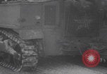 Image of US military vehicles icy roads WW2 Belgium, 1944, second 49 stock footage video 65675080052