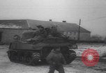 Image of US military vehicles icy roads WW2 Belgium, 1944, second 62 stock footage video 65675080052