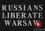 Image of Warsaw liberation Red Army WW2 Warsaw Poland, 1945, second 4 stock footage video 65675080054